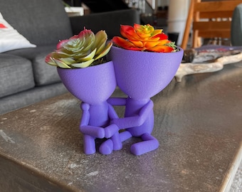 Mother and Child Plant Pot