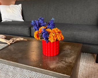 Inflated Square Soft Cloth Plant Pot