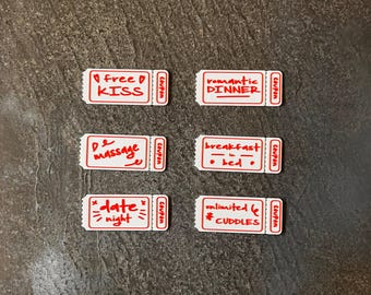 Love Coupon Tickets