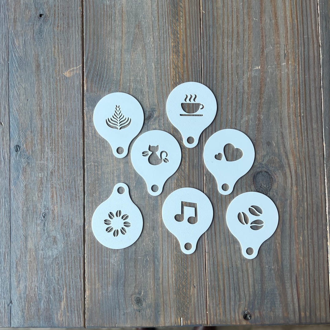 Drink Stencil Set With Holder - Etsy