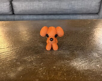 Faux-Knitted Balloon Puppy
