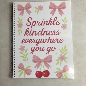 Custom Back-to-School Spiral Notebook | 3 Subject 120 Pages | College Ruled| Laminated Cover