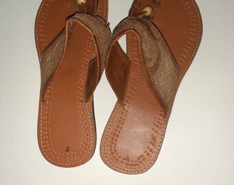 Handmade sandals from Haiti