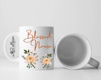 Blessed nurse notebook with matching 12 oz mug / Nurse mug /Nurse notebook