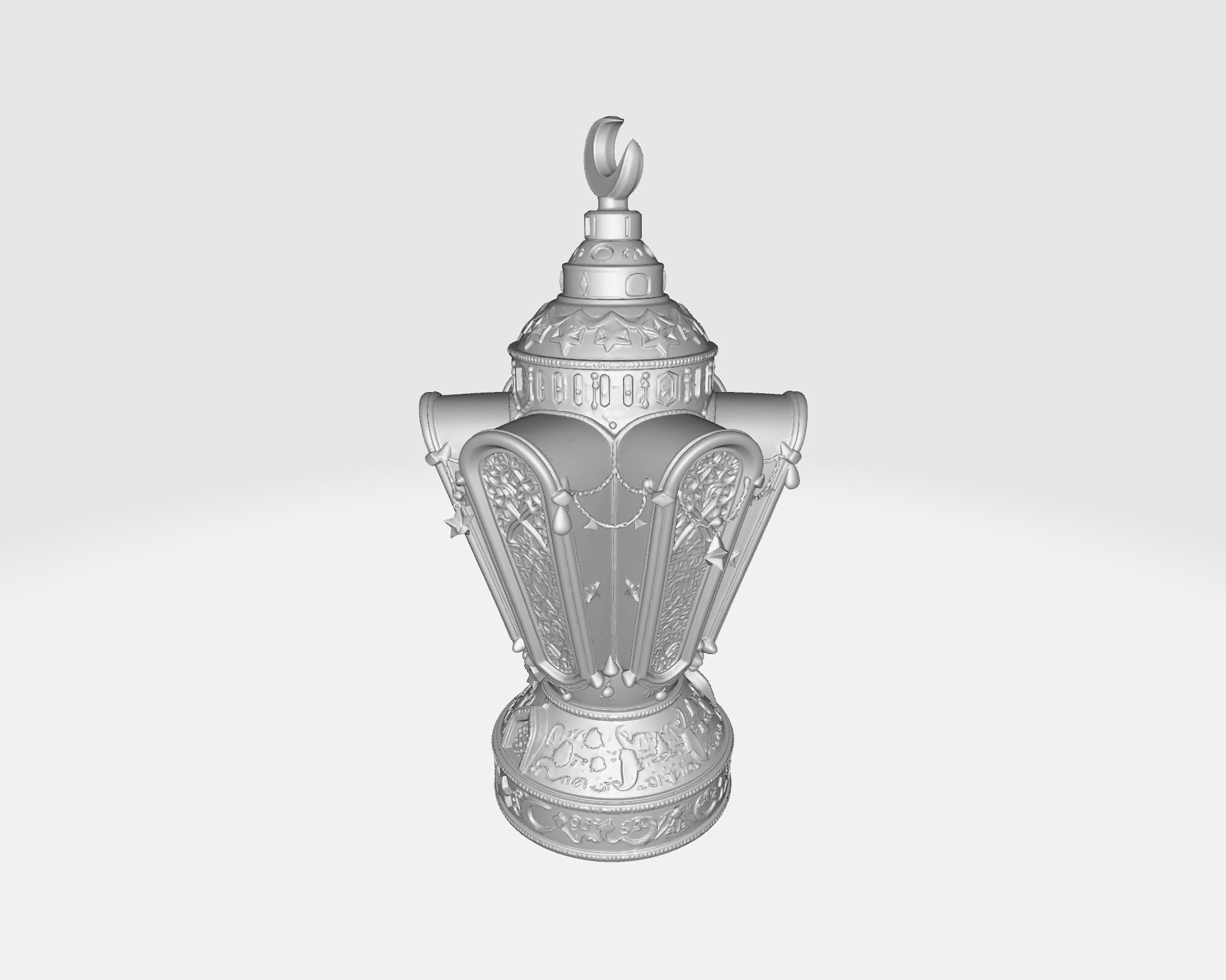 Ramadan Lantern 3D Print STL OBJ File | Islamic Decor 3D Model | Eid ...