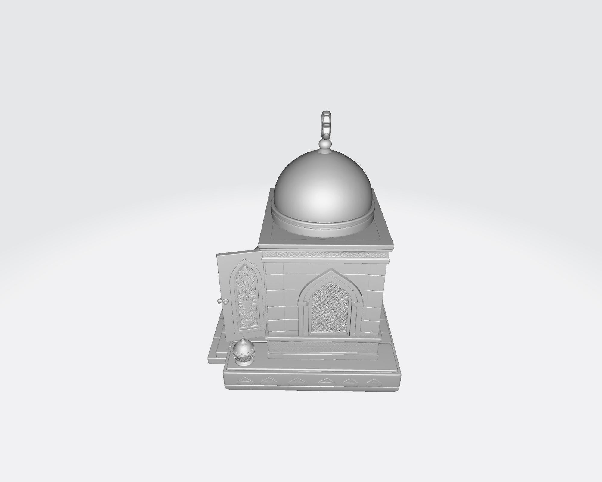 Ramadan Mosque STL 3D Print File, Islamic Decor Figurine, Cute Muslim ...