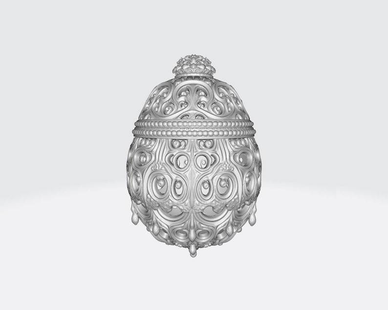 Ornate Faberge Style Easter Egg 3D Model (STL/OBJ Download) - Etsy