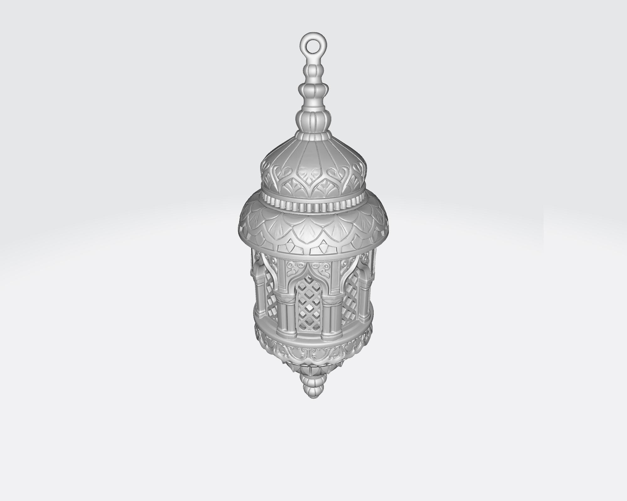 Lantern STL File, 3D Print Model, Ornate Islamic Lamp, Ramadan ...