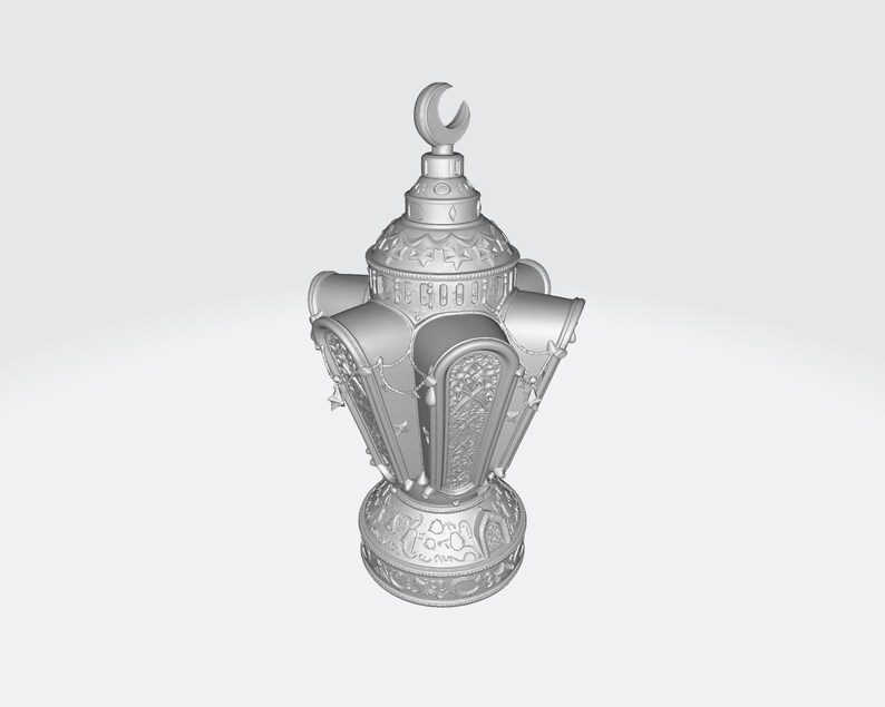 Ramadan Lantern 3D Print STL OBJ File | Islamic Decor 3D Model | Eid ...