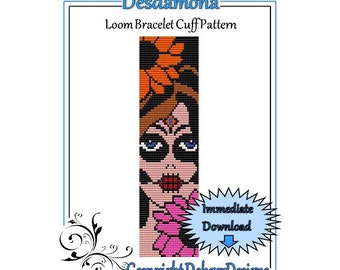 Desdamona - Loom Bracelet Cuff Pattern