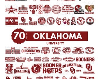 70+ Oklahomaanaer: SVG & PNG - 100% 100% Spieltag, Basketball, Football, College, Leichtathletik (Instant Download)