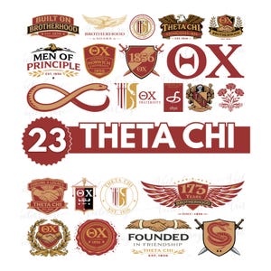 23+ Theta Chi: SVG & PNG -  Fraternity, Norwich University, Founders (Digital Files)