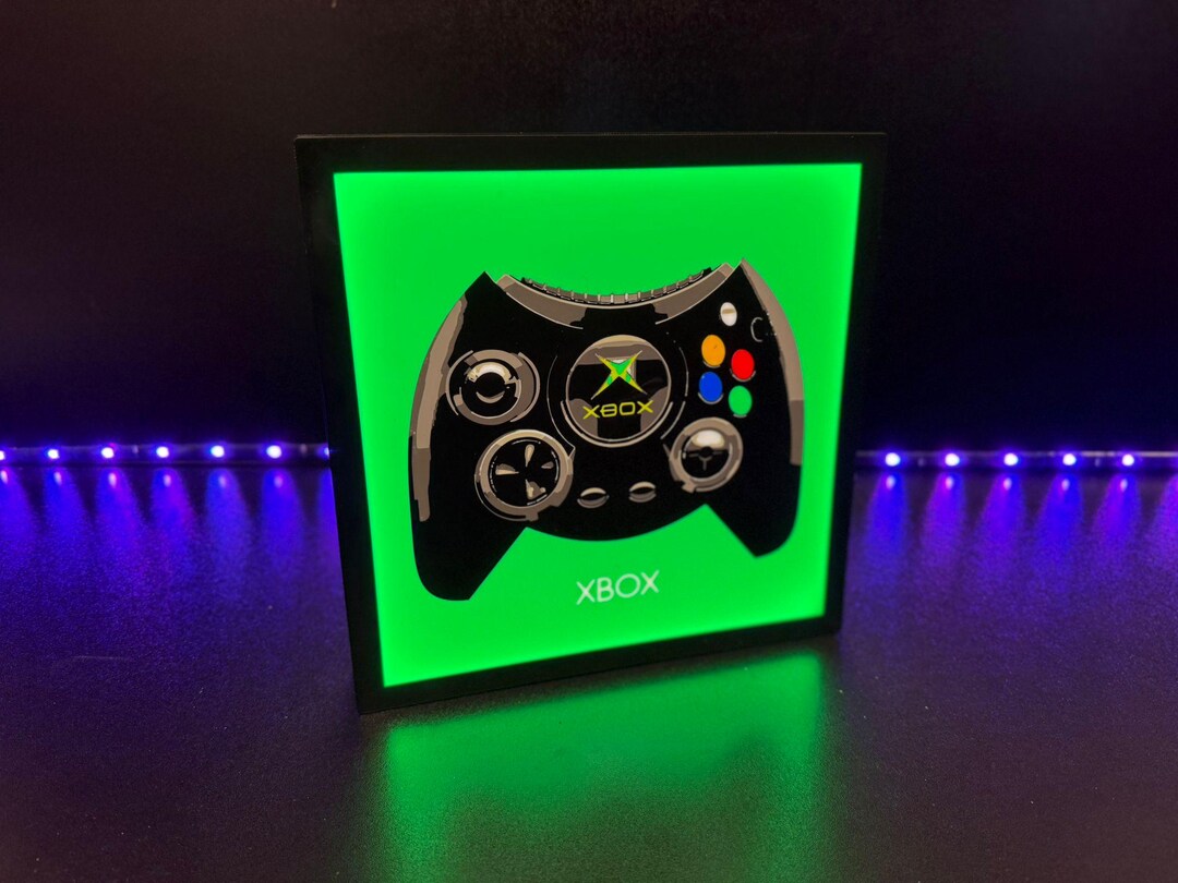 Xbox Controller Illuminated Sign , Shelf or Wall-mountable - Etsy