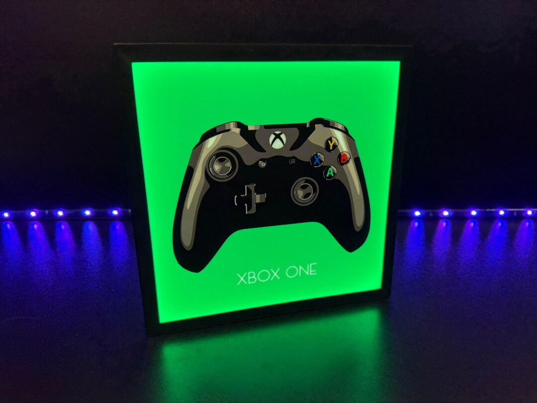 Xbox One Controller Illuminated Sign , Shelf or Wall-mountable - Etsy