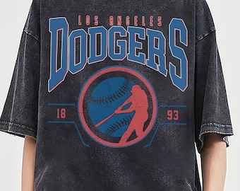 Los Angeles Baseball Comfort Colors Shirt, Vintage Baseball Tee, Dodgers Fan Game Day Gift