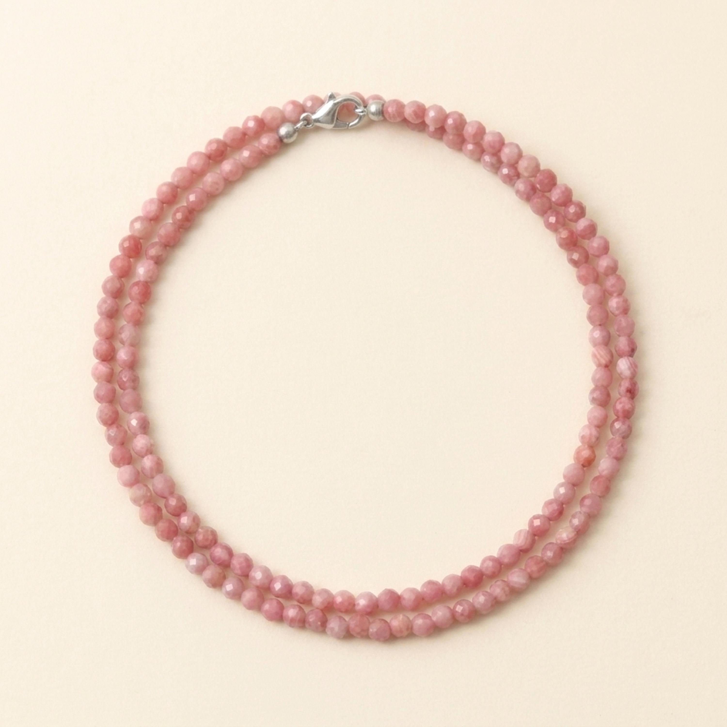 Corallo Perla Perline Collana, Boho Pietra preziosa Filoni Collana