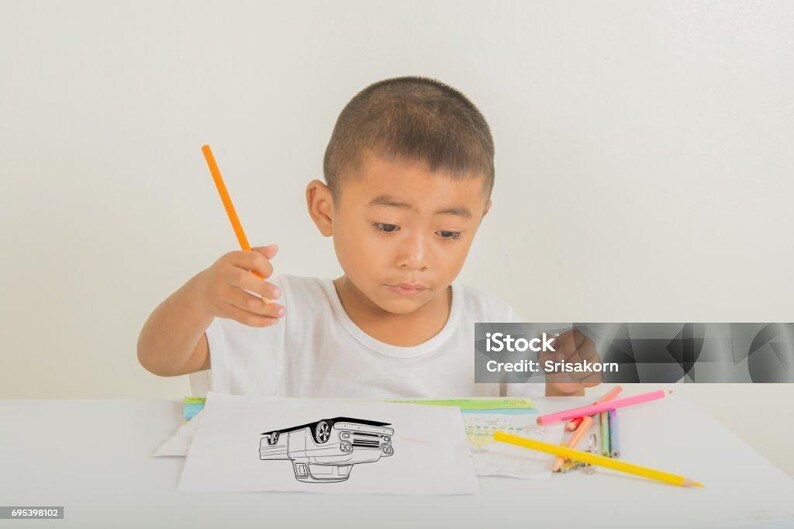 1959 Chevrolet Apache Lowered Coloring Page Etsy