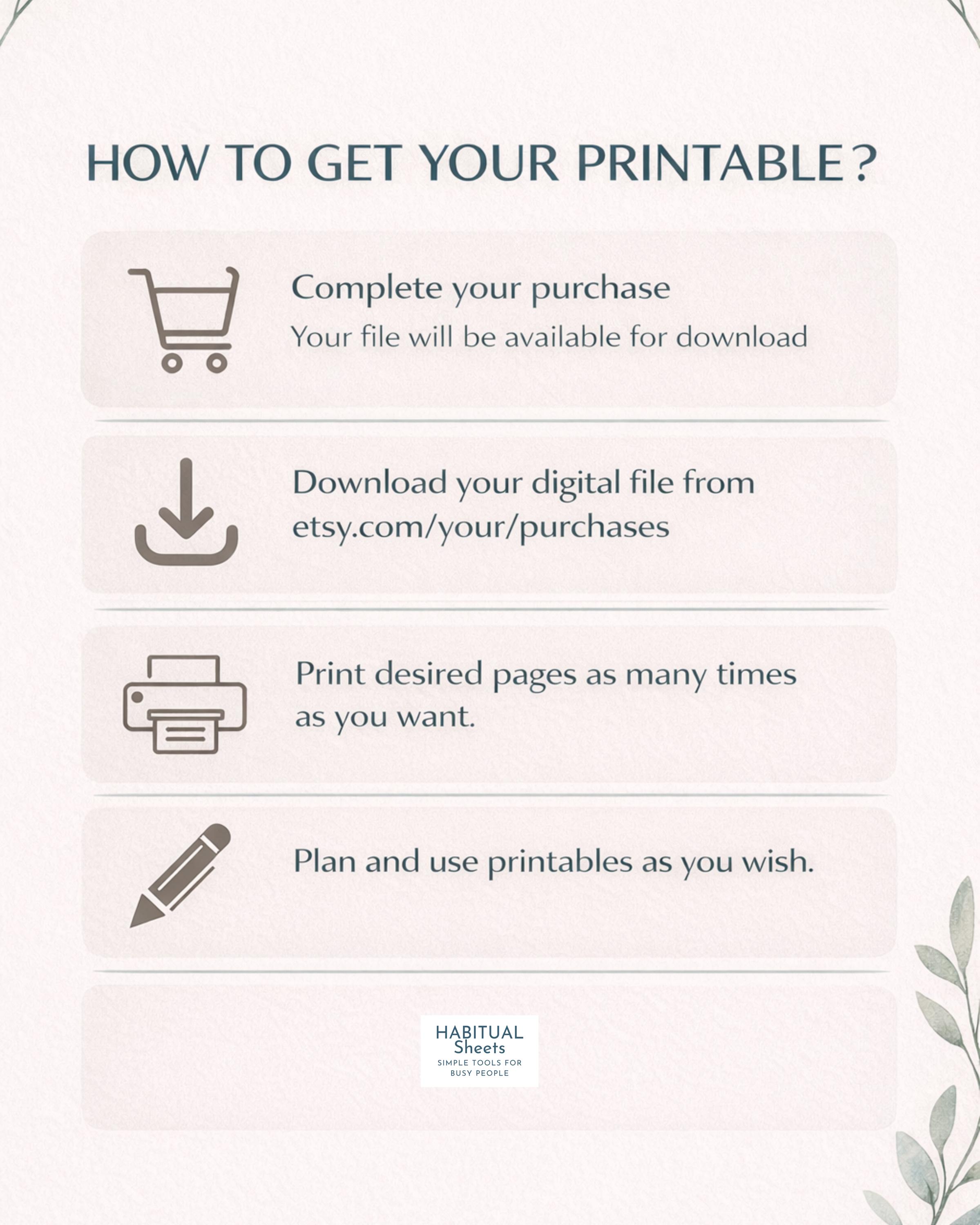 Daily Mind Map Planner – Printable To-do List, Schedule (PDF A4/A5/US ...