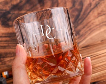Verres à whisky personnalisés, verre pour homme personnalisé, cadeaux de garçon d'honneur, cadeau pour papa, cadeau pour mari, cadeau de pendaison de crémaillère, cadeaux pour homme