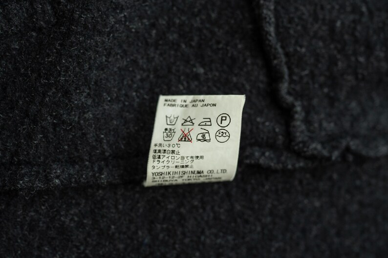 Manteau en laine feutrée Yoshiki Hishinuma années 90 image 13
