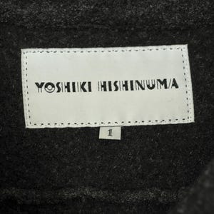 Manteau en laine feutrée Yoshiki Hishinuma années 90 image 11