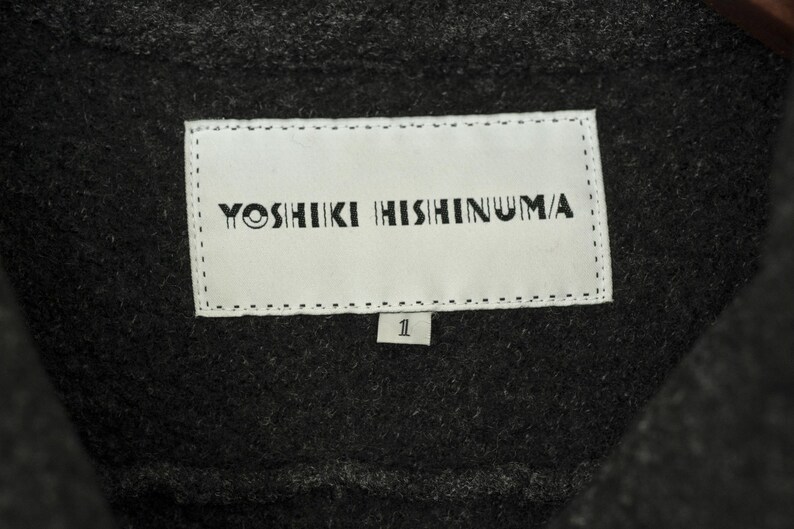 Manteau en laine feutrée Yoshiki Hishinuma années 90 image 11
