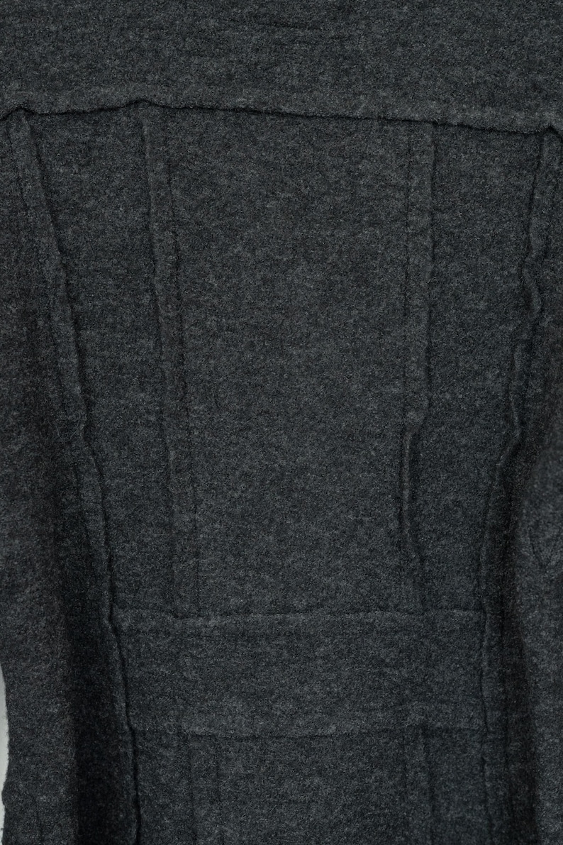 Manteau en laine feutrée Yoshiki Hishinuma années 90 image 9
