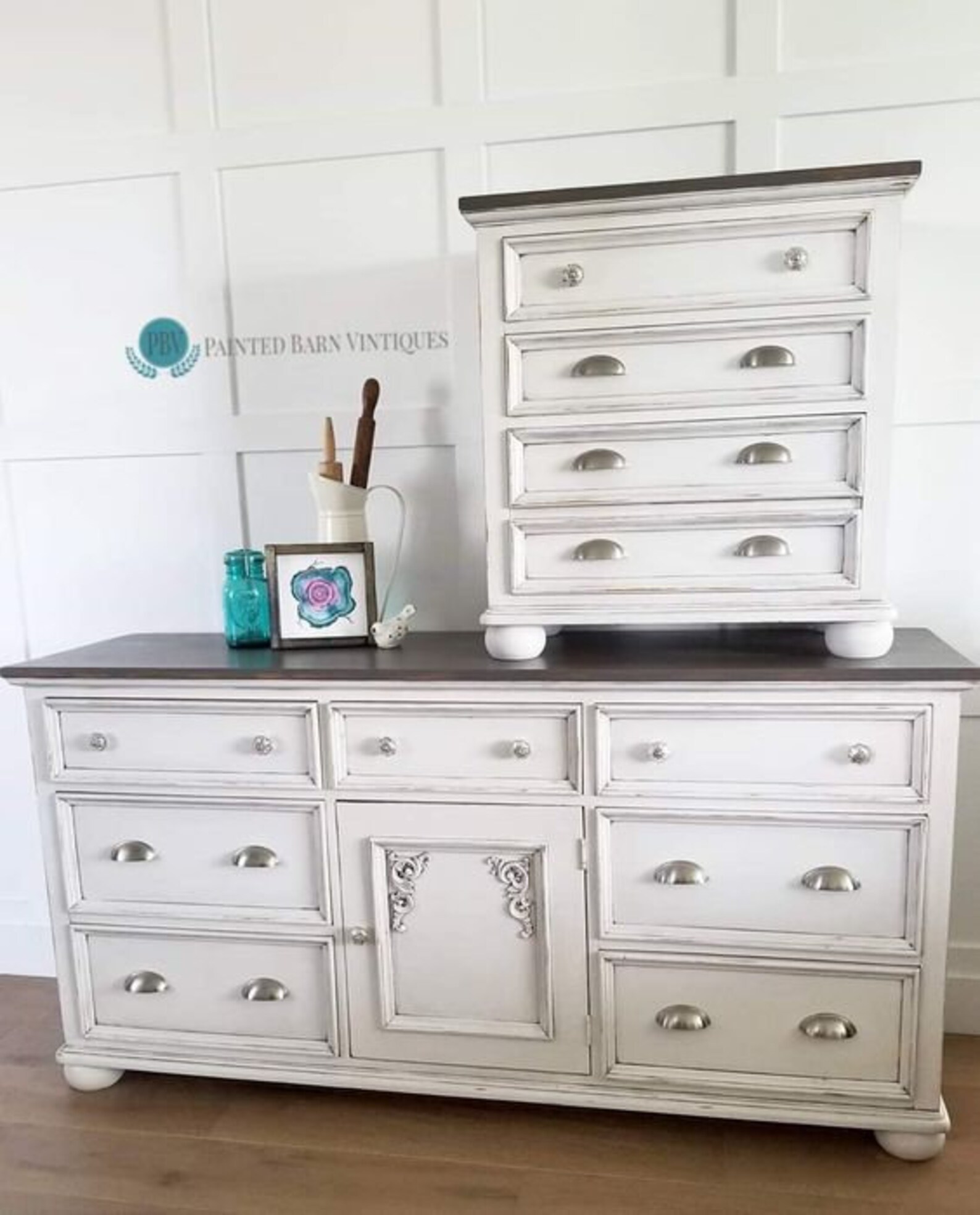 Dixie Belle Fluff White Mineral Chalk Paint Great for Etsy