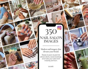 350 Nagel-Salon Stock Fotos | Nail Tech Bundle | Instagram Bilder für Nagelmarken | Social Media & Website-Nutzung
