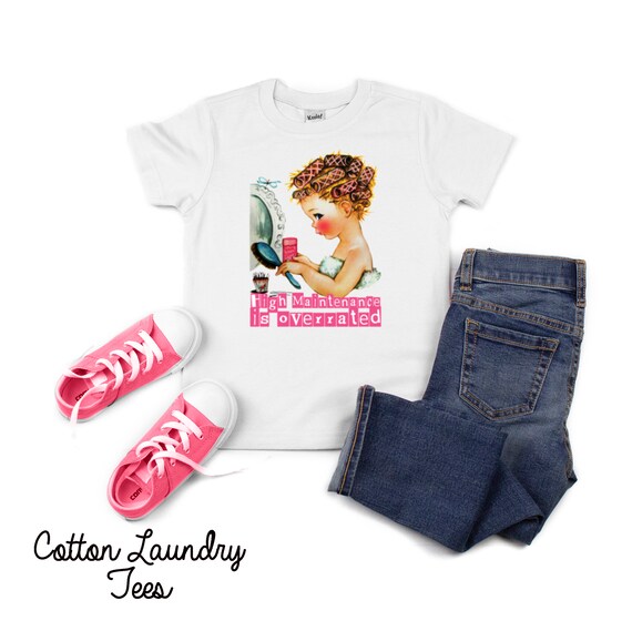 High Maintenance Girls Clothing Girls Tee Shirts Toddler Etsy