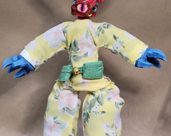 Figura personalizada de alienígena retro Valerobot con tapa de botella