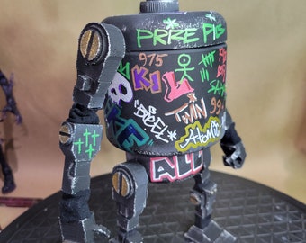 12" giant tagged robot soldier custom