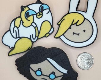 3 Pack Handmade fi and cake pins