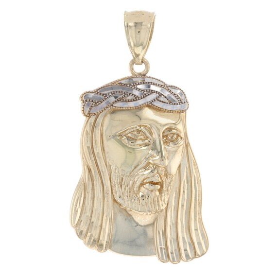 Yellow Gold Jesus Pendant 10k Christian 