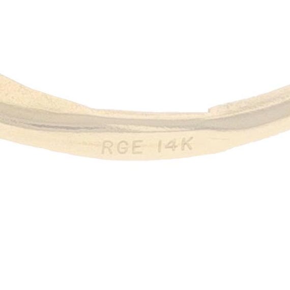 Yellow Gold Ruby Solitaire Drop Earrings 14k Oval… - image 4