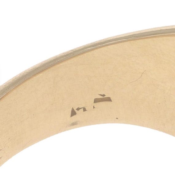 Yellow Gold Lab-Created Ruby Solitaire Ring 14k O… - image 6