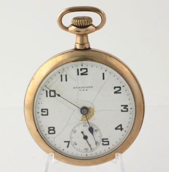 Standard Watch Co Vintage Pocket Watch AS IS Not R