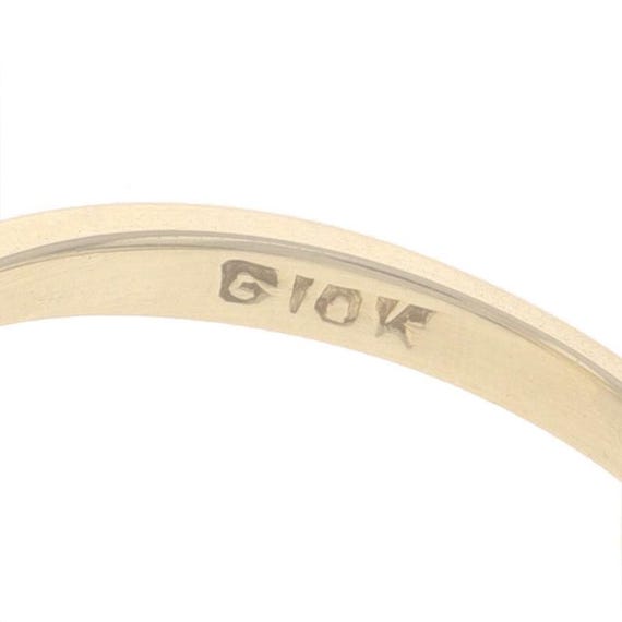 Yellow Gold Ruby Flower Solitaire Bypass Ring - 1… - image 5