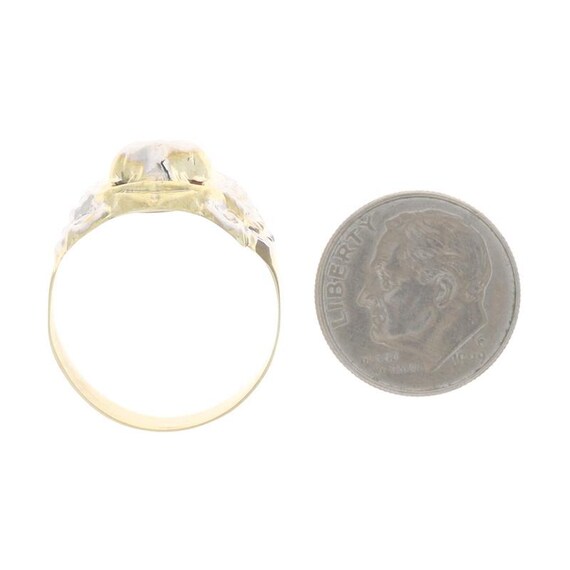 Yellow Gold Cubic Zirconia Lab-Created Ruby Jungl… - image 5