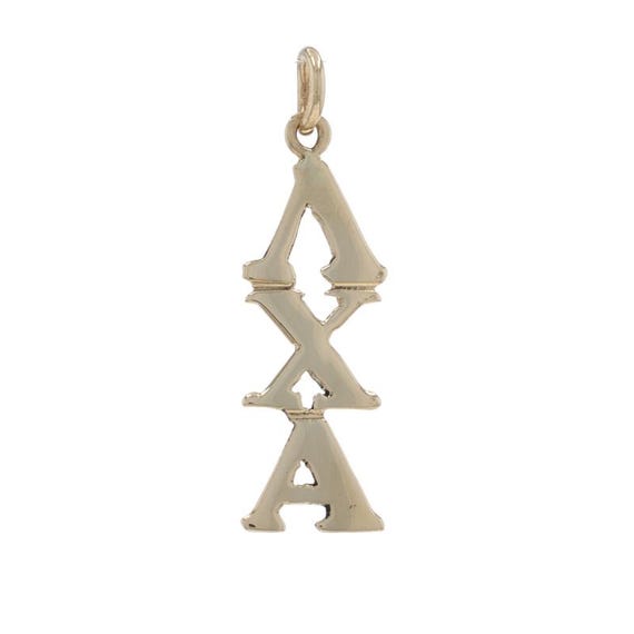 Yellow Gold Lambda Chi Alpha Charm - 14k Fraternity Greek Society