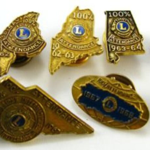 Pin's Lions Club Kentucky – Insigne Cuivre LC005 – Collection