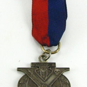 Chi Phi Sparks Medal Sterling Silver fraternity Pin Greek Society Skull Flowers