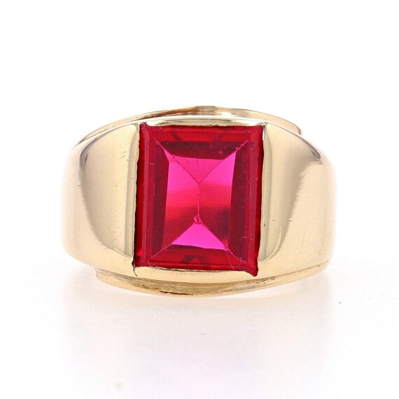 Men's lab created ruby best sale rings