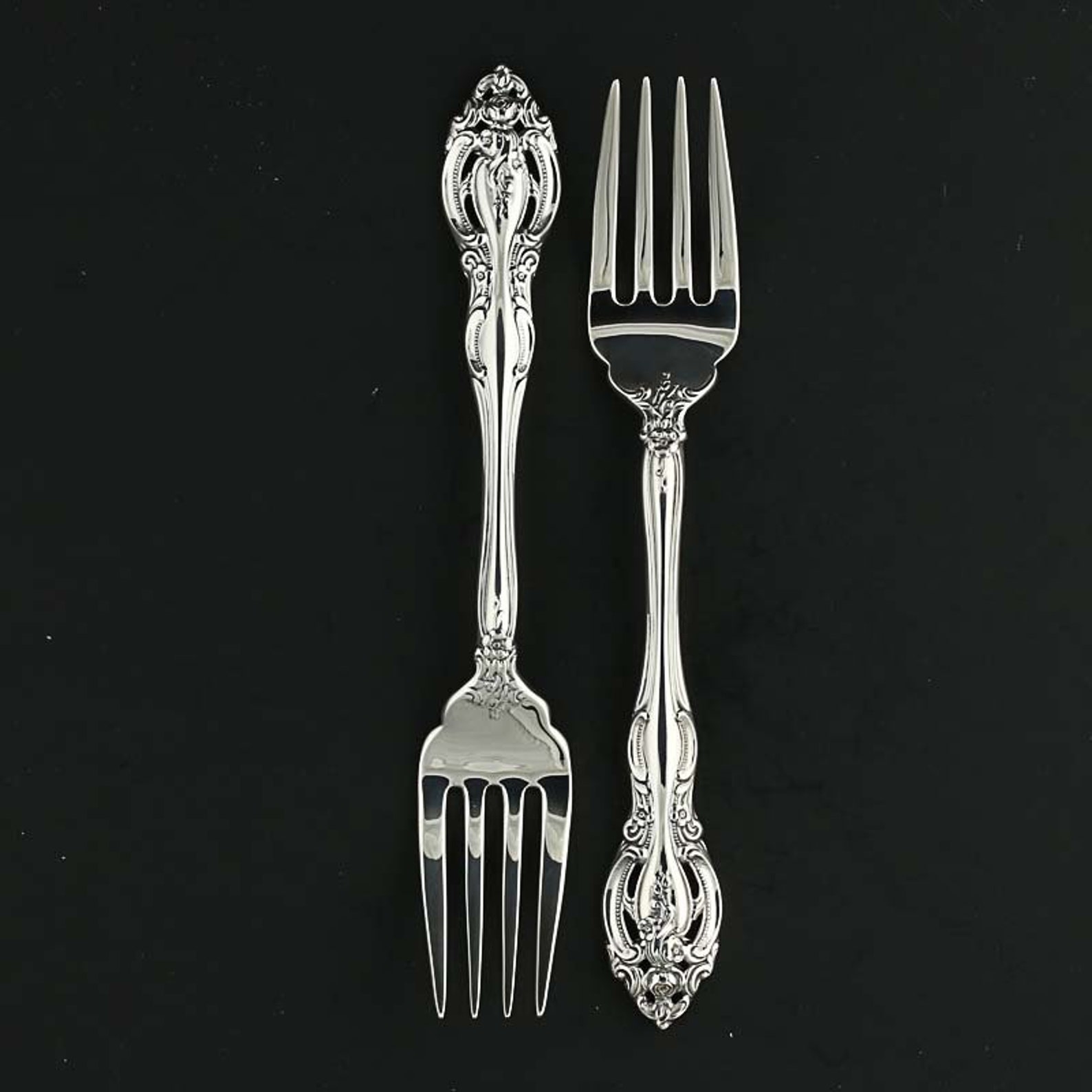 Gorham La Scala Salad Forks Sterling Silver 1962 Set of 2 Etsy