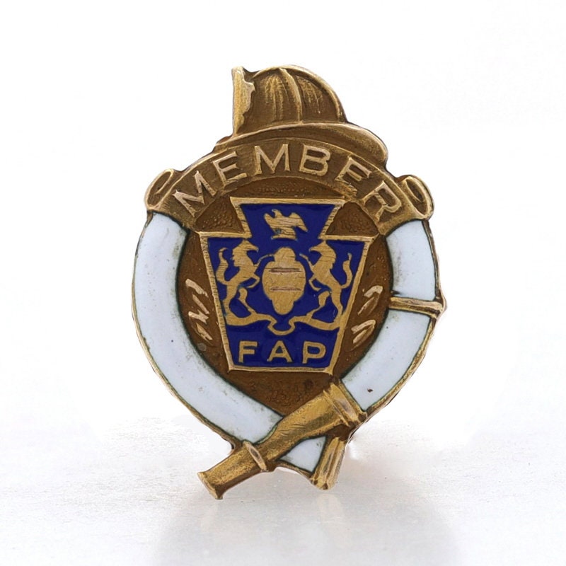 ピンバッジ Weimar Republic Era German Fire Fighter Association Lapel Pin Back De 