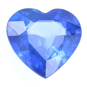 Loose Sapphire - Heart Cut 1.65ct Blue Solitaire