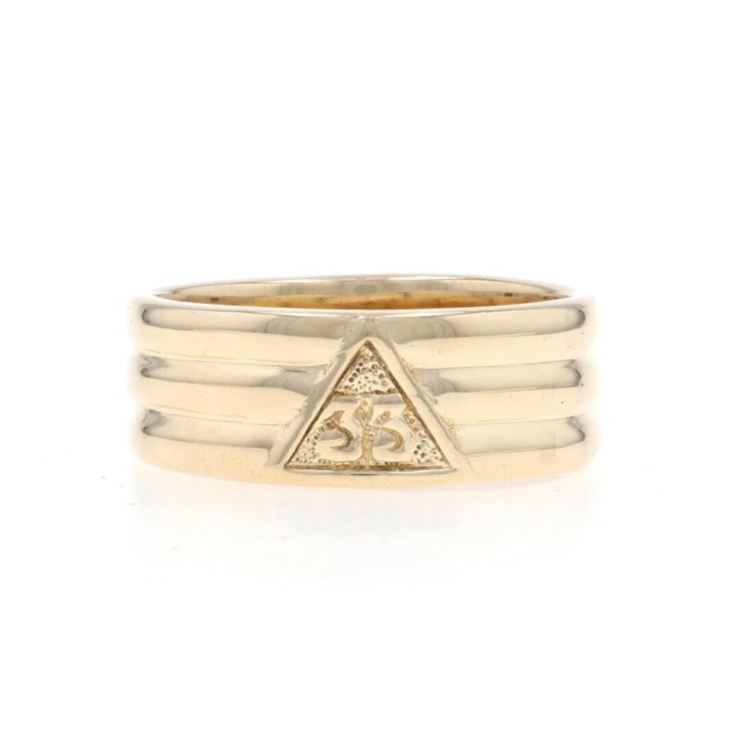 Yellow Gold Masonic Scottish Rite 33rd Degree Men's Ring - 14k Mason ...