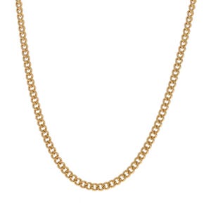 Yellow Gold Curb Chain Necklace 24 3/4&quot; - 14k