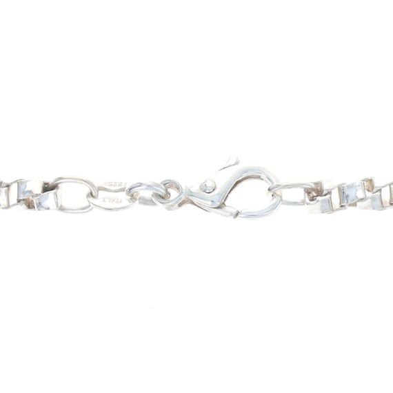 Solid 925 Sterling Silver Heart Link Bracelet Anklet ITALY b187 