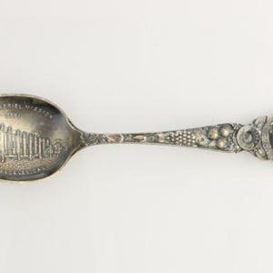 San Gabriel Mission Los Angeles California - Souvenir Spoon Sterling Silver